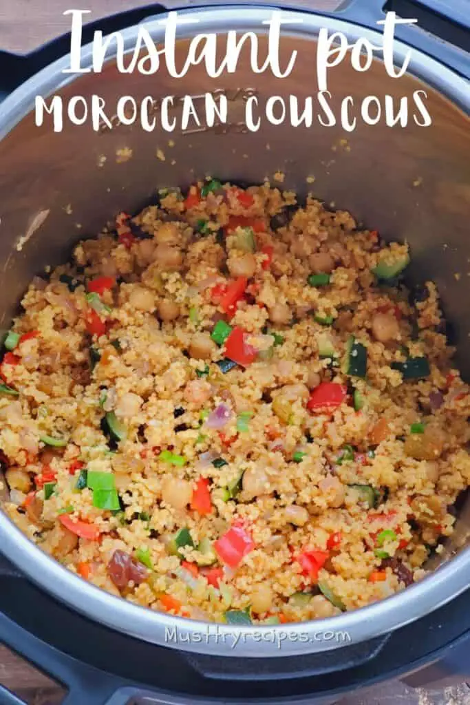 vegetable couscous in instant pot