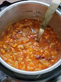 Portuguese bean soup in instant pot