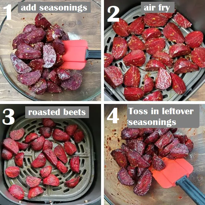 air frying red beets