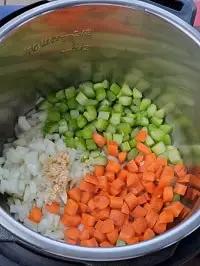 sauteing veggies in instant pot