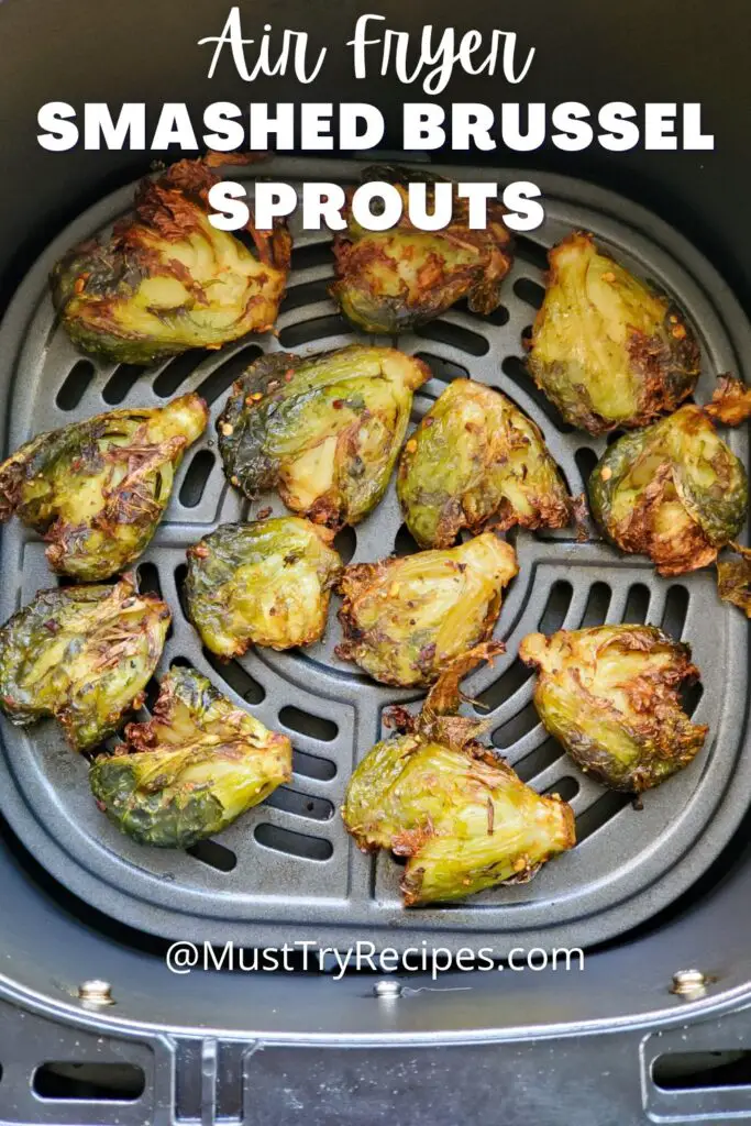 smashed brussel sprouts in air fryer