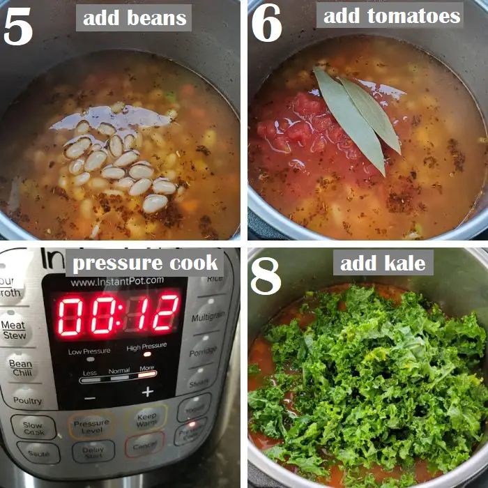 pressure cooking farro soup