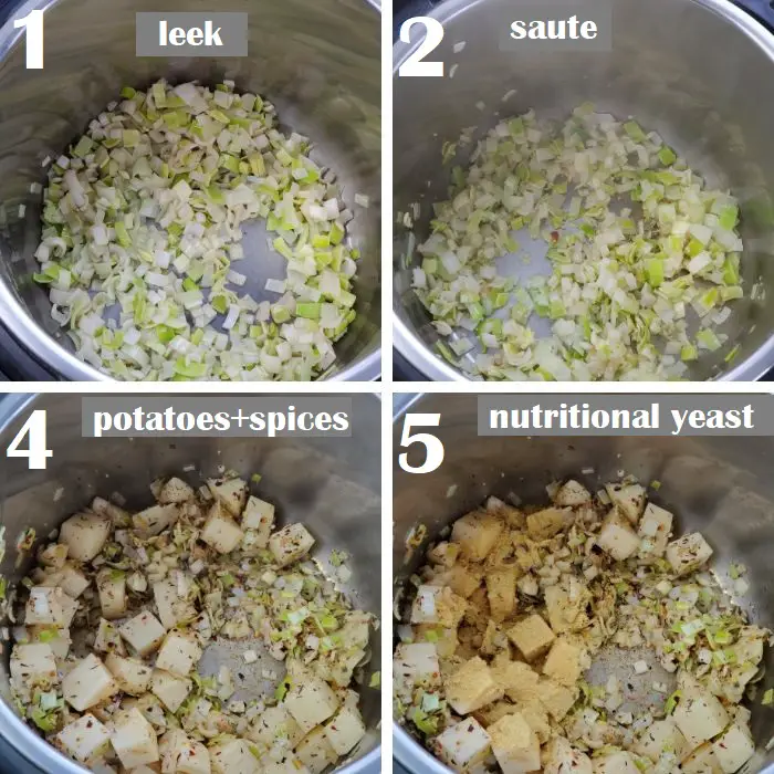 Sauteing veggies in instant pot