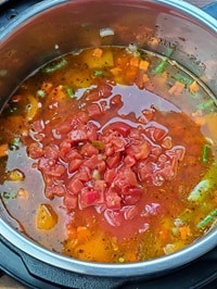 diced tomatoes in instant pot