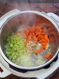 sauteing veggies