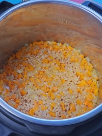 pressure cooked pilaf