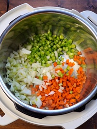 sautéing veggies